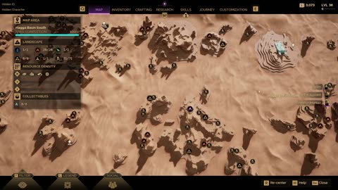 Dune Awakening :) Hagga Basin South collectibles map