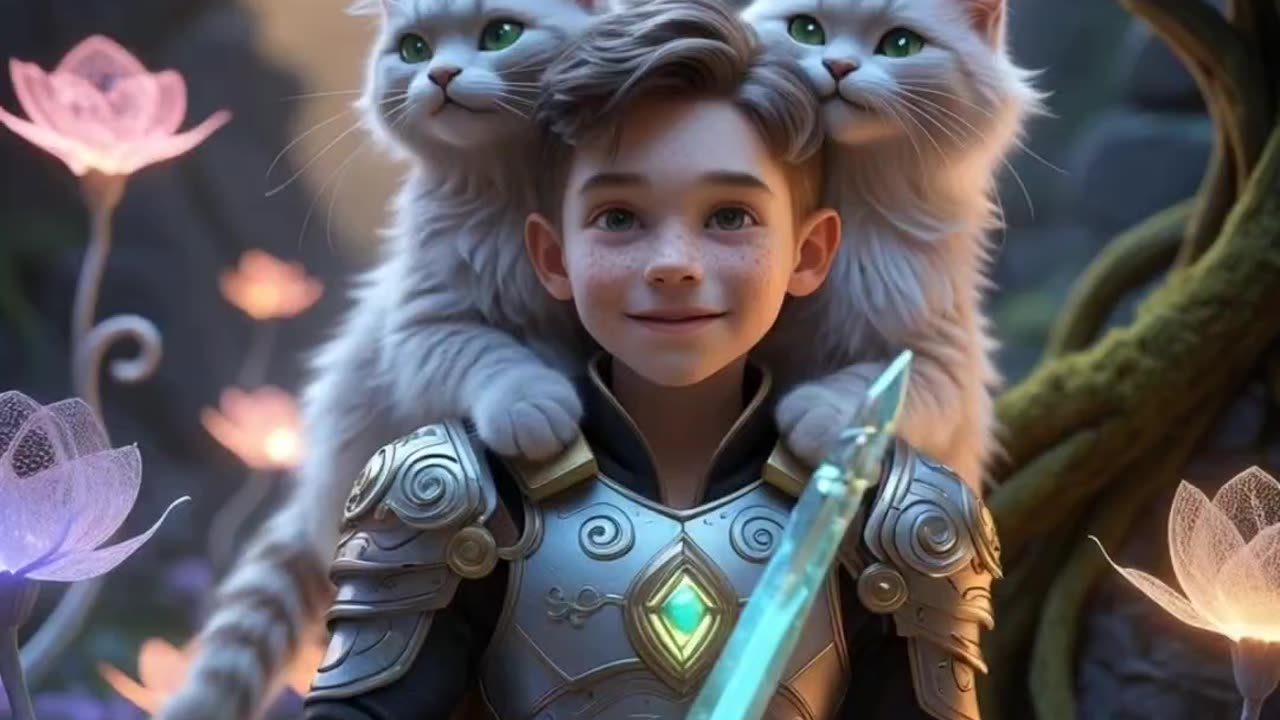 Amazing imaginative adventure! A story of friendship between children and animals #cat #animation
