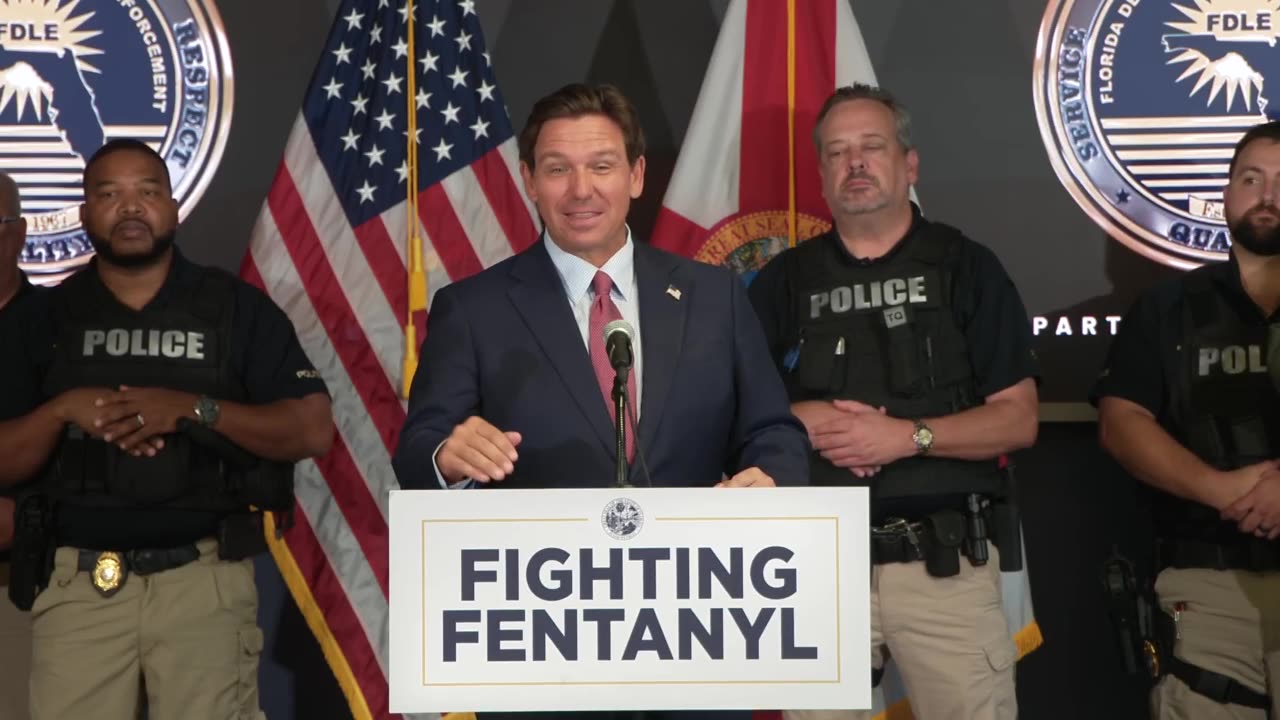 Governor DeSantis Highlights Results of the Safe Program to Fight Fentanyl