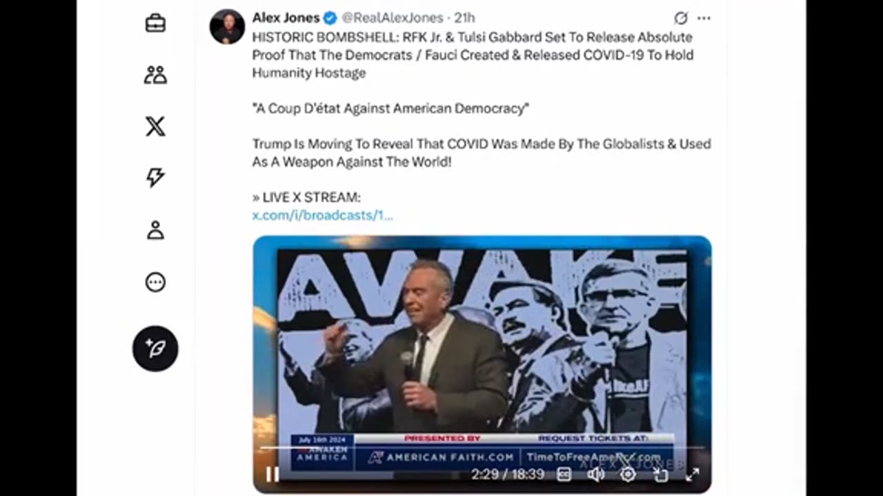 Weaponized C19, Spanish Flu, HIV ..