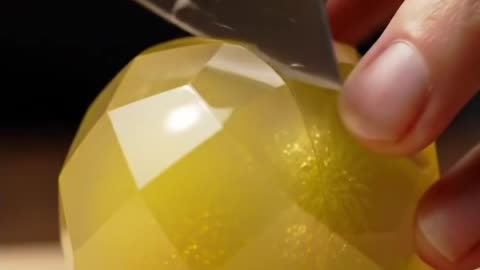 Precision Cut: Faceted Lemon