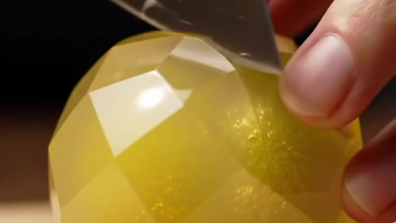 Precision Cut: Faceted Lemon
