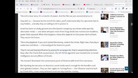 Leaked Files Reveal Charlie Kirk’s Wife Erika Is a Child Trafficking Mossad Agent