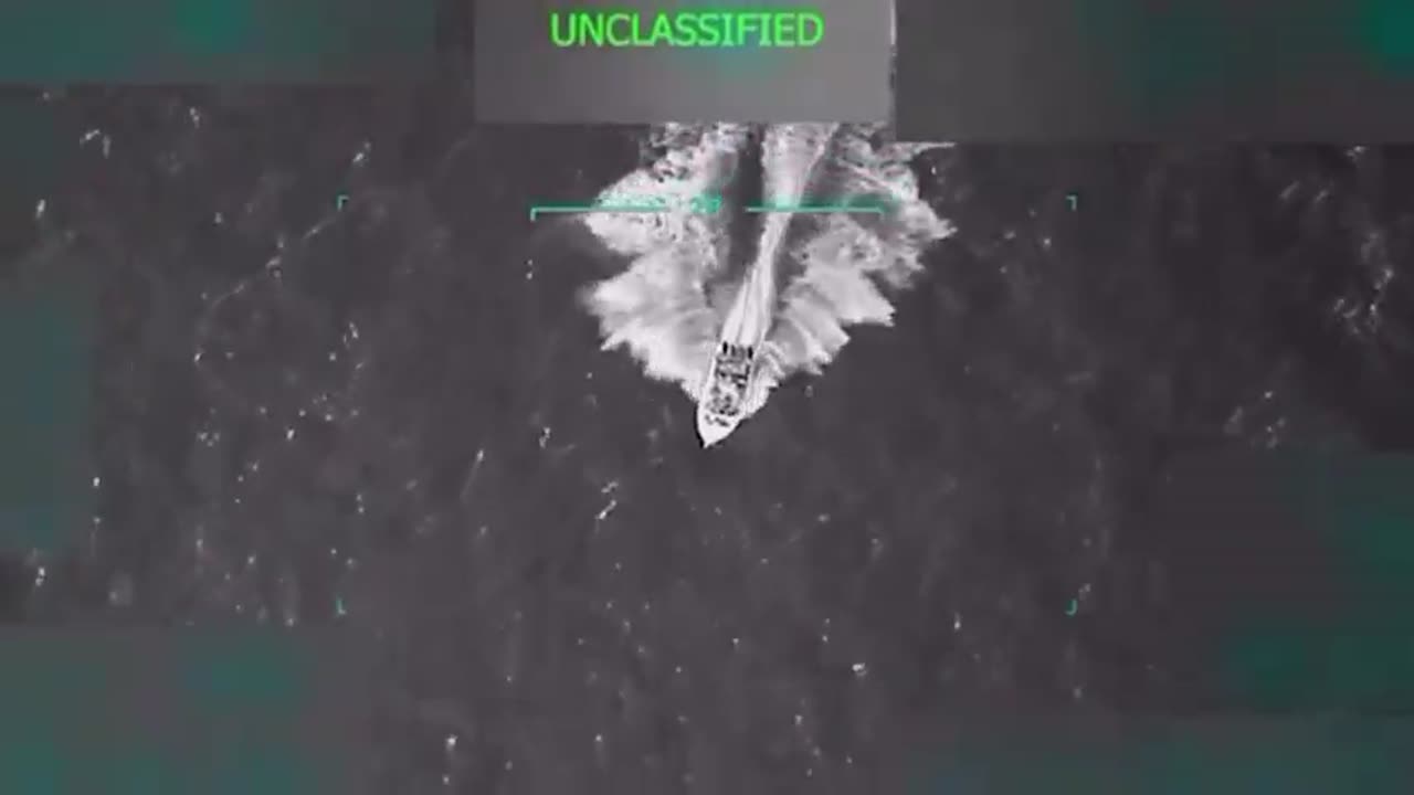 POTUS Shares Video of 11 TdA Narco-Terrorists Getting Smoked While Trying to Smuggle Drugs