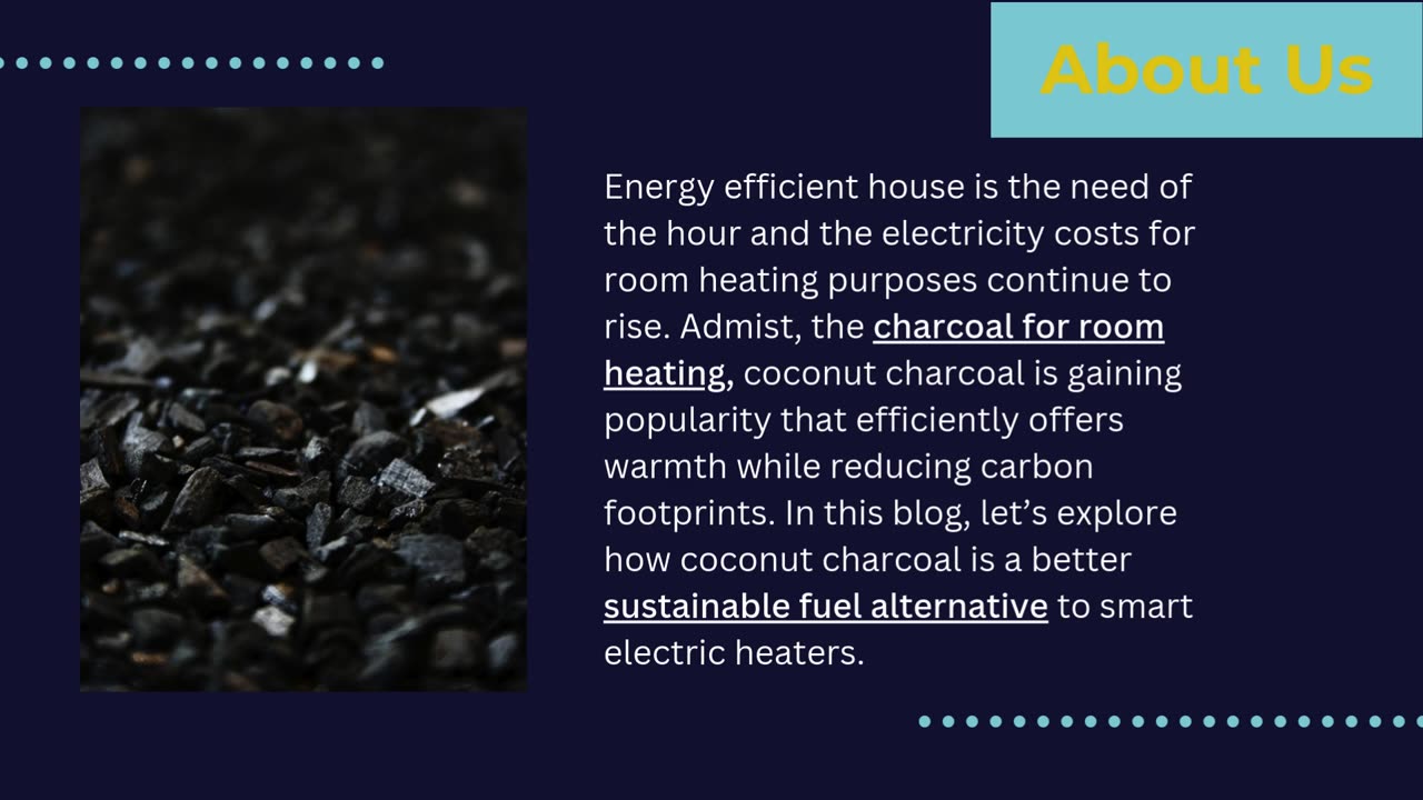 CHARCOAL FOR ROOM HEATING:SUBSTAINABLE VS ELECTRIC HEARTERS