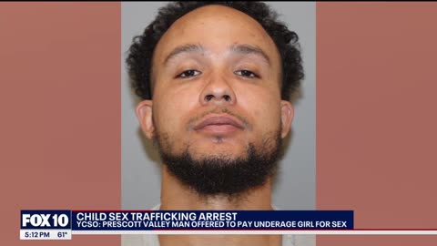 Prescott Valley black man accused of child sex trafficking