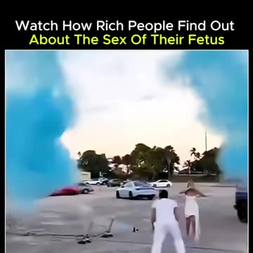 Watch how rich people find out about the sex of their fetus.💰👶