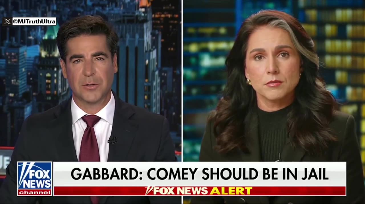 Tulsi Gabbard did not mince words… James Comey belongs in Jail