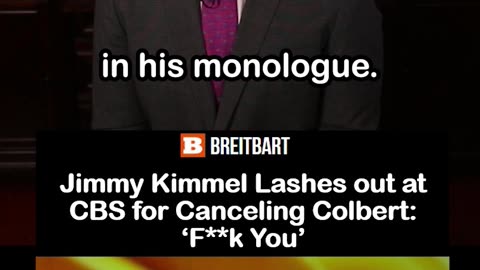 Jimmy Kimmel Lashes out at CBS for Canceling Colbert: ‘---- You’
