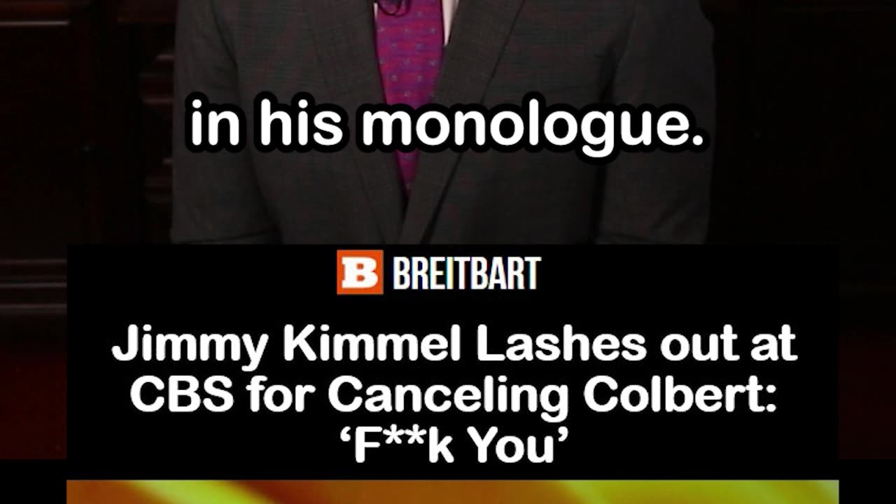 Jimmy Kimmel Lashes out at CBS for Canceling Colbert: ‘---- You’