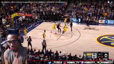 LEBUM! LAKERS FAN REACTS TO LAKERS VS NUGGETS GAME 2 2024