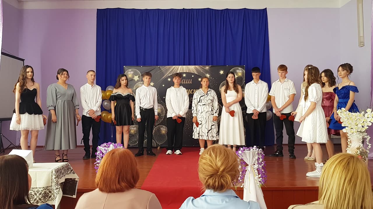 Valentin Savca, Tatiana Gligor și Absolvenții claselor 9 A și 9 B 3/4 Vancicăuți 14 iunie 2025