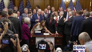 Speaker Johnson Makes Remarks After Passage of Tax and Spending Cuts Reconciliation Bill