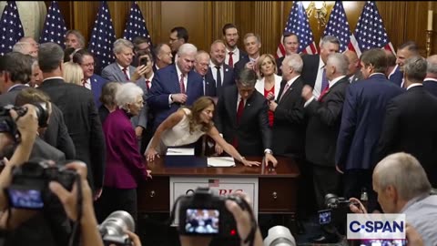 Speaker Johnson Makes Remarks After Passage of Tax and Spending Cuts Reconciliation Bill
