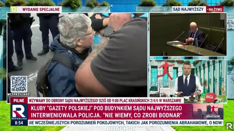 Pierwsza zadymiara RP już na posterunku.