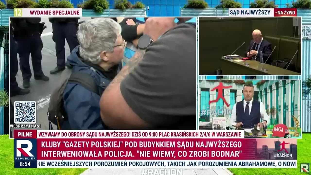 Pierwsza zadymiara RP już na posterunku.