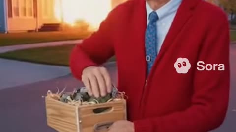 Mr Rogers gives a friendly toss of grenades into the neighborhood