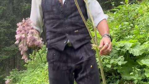 Clumsy Romantic Falls While Picking Flowers