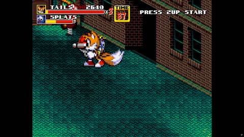 Sonic Streats of rage (Tails)