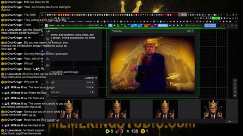 huwhite stream - ai art, memes, animation, red pills, music