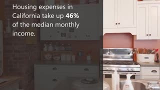Over 46% of Income Goes to Housing in California