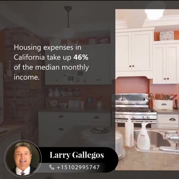 Over 46% of Income Goes to Housing in California