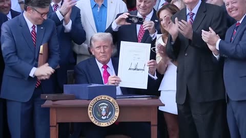 President Trump signs ‘Big Beautiful Bill’ extending tax cuts, steep Medicaid and SNAP cuts