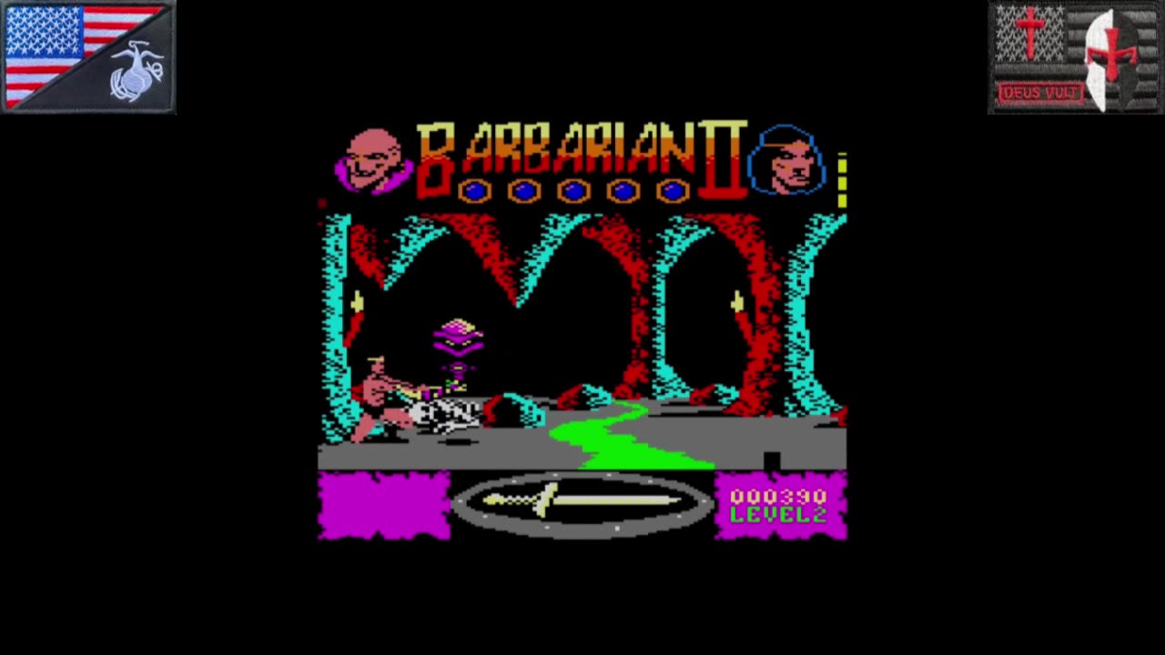 Barbarian II: The Dungeon of Drax [Training Mode] (Amstrad CPC - 1989) [EU Version]