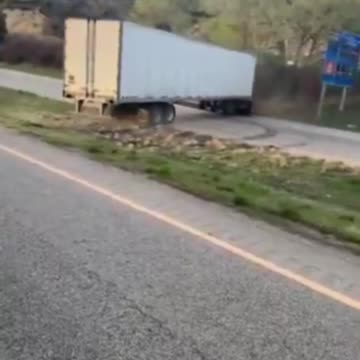 Driver Makes Highly Illegal U-Turn