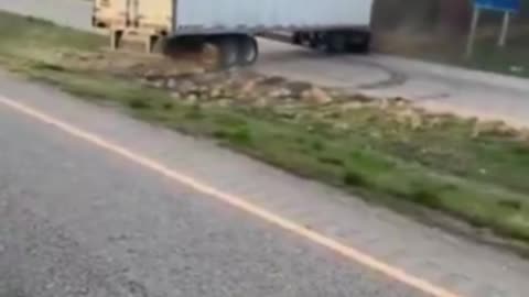 Driver Makes Highly Illegal U-Turn