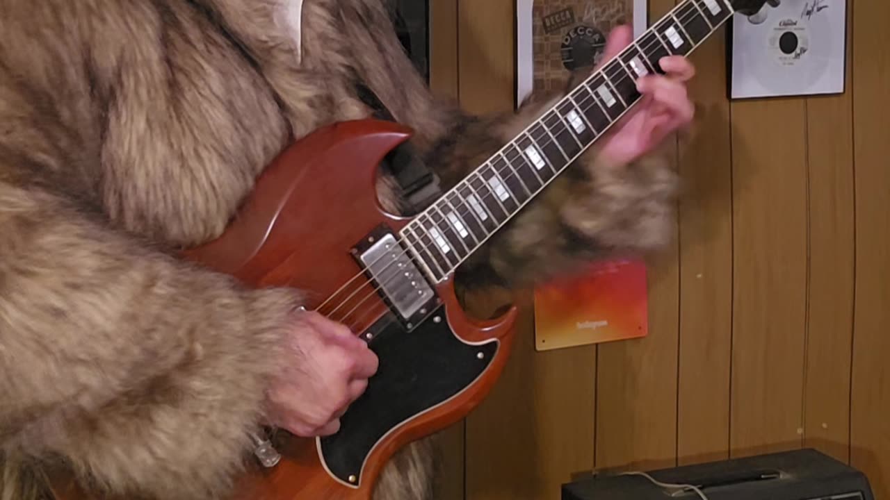 Trent Page playing ACDC.