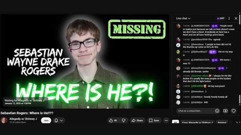 Sebastian Rogers? Where is He!!