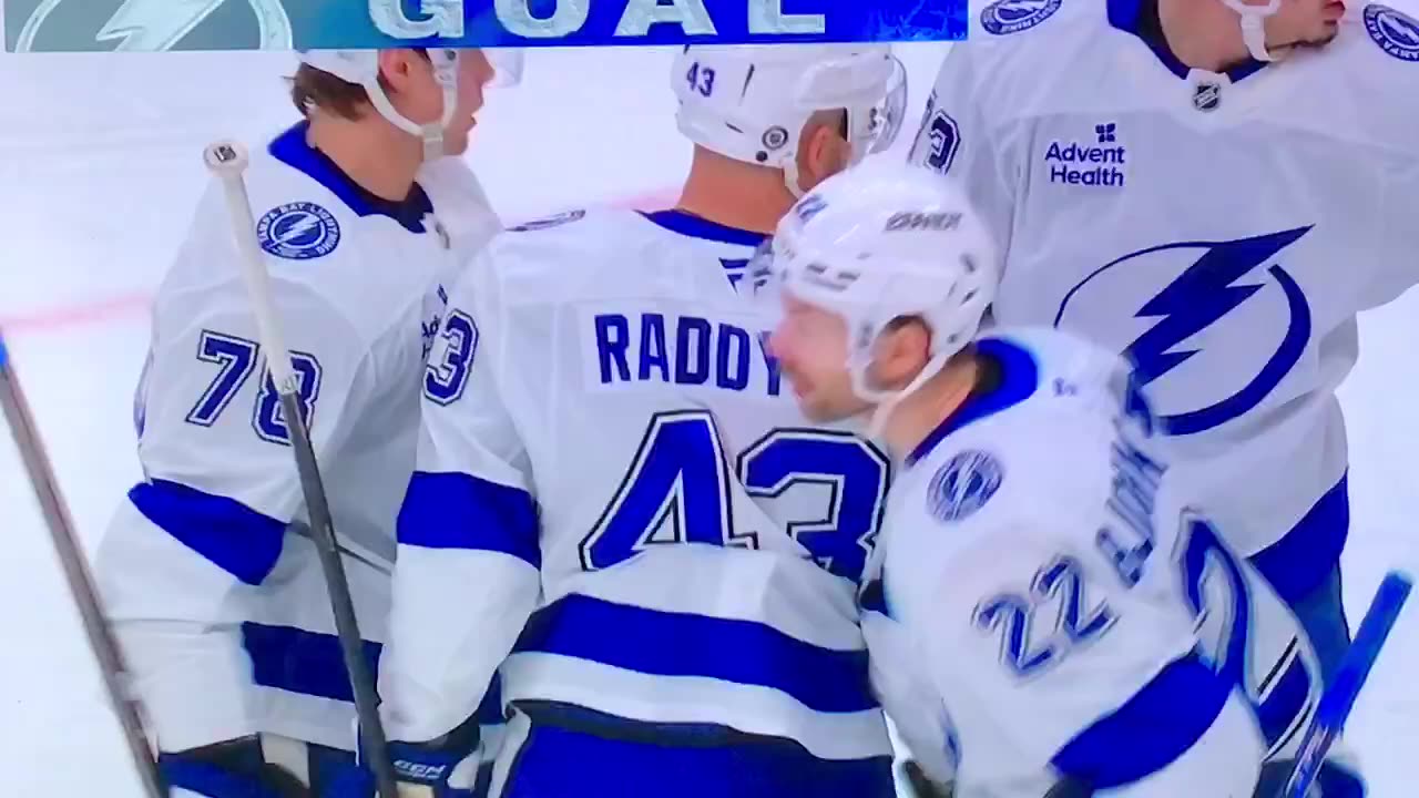 TBL RW #22 Oliver Bjorkstrand 🥅(20)🏒Tip-In Goal