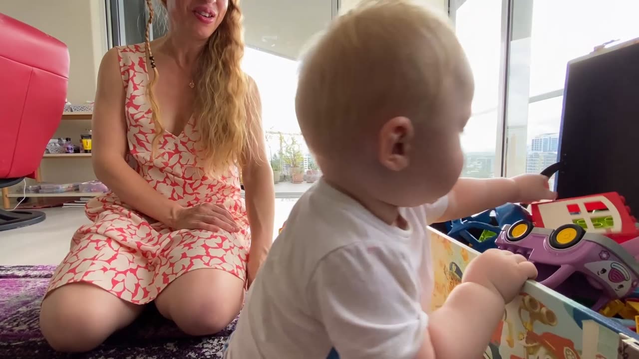 Spencer's LEGO Door Adventure with Ariel! ||