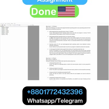 Student Work(Assignment) | COP 4634 Homework Project - Systems & Networks Assignment | UCF