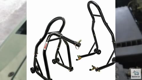 Extreme Max 5600.3223 Sport Bike Front & Rear Spool-Style Lift Stand with Tripl
