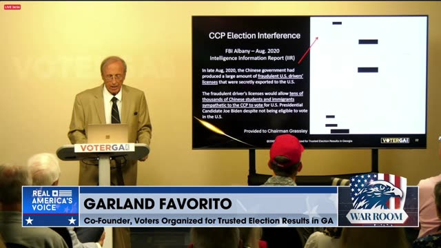 Garland Favorito: CCP Election Interference