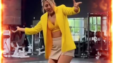 Iranian woman dancing