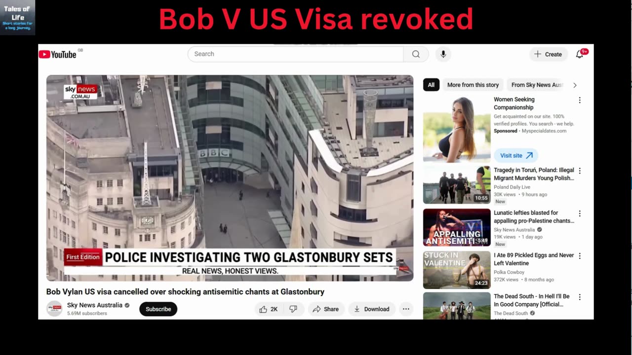 Bob V US Visa Revoked