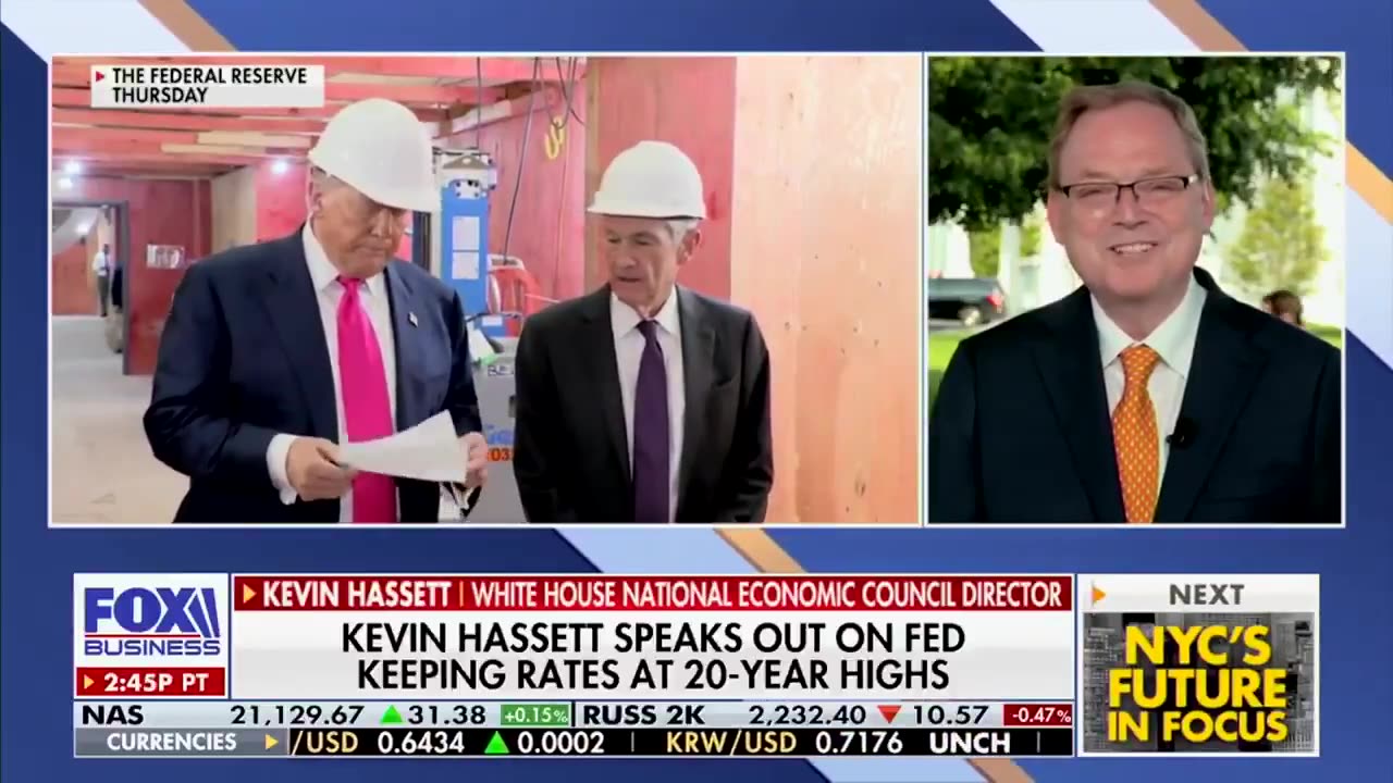 NEC Dir Kevin Hassett: Tariffs have not caused inflation.