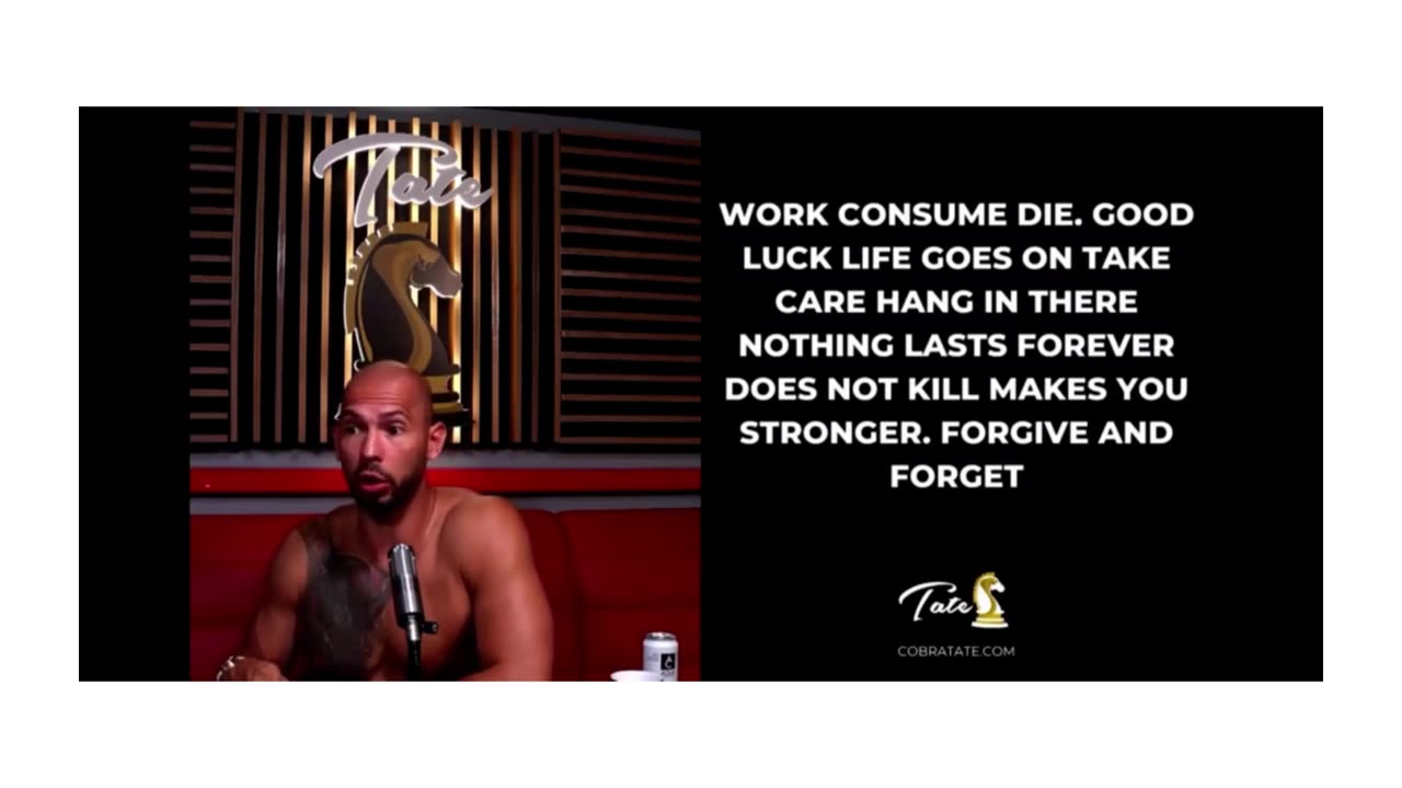 Andrew Tate reading Emory Tate's Quotes