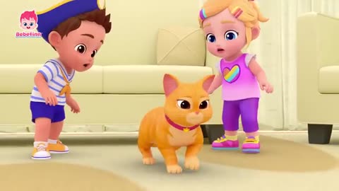Let's Play with Our Kitty Kat Boo!ㅣBebefinn Playtime Musical Cat Stories