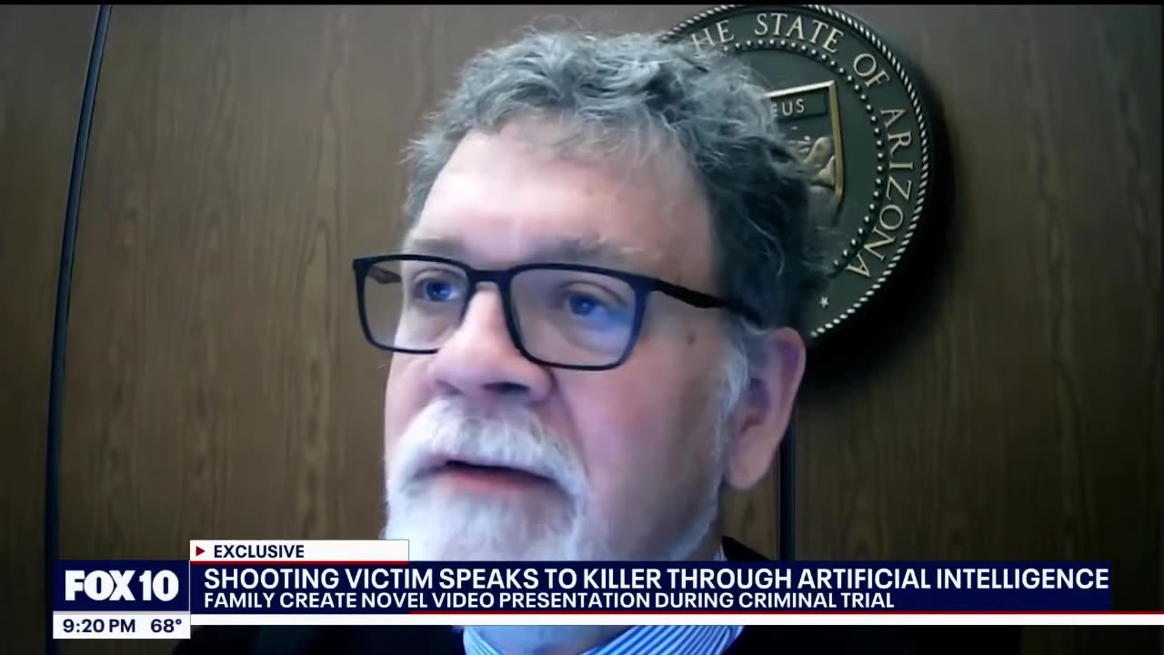 A.I. OF THE LIVING DEAD! MURDERED MAN IS SUMMONED IN COURT TO CONFRONT HIS KILLER VIA A.I.!