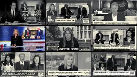 Fake news media following the script. Code word - “ambush”