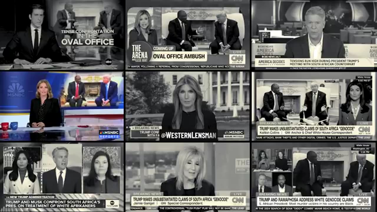 Fake news media following the script. Code word - “ambush”
