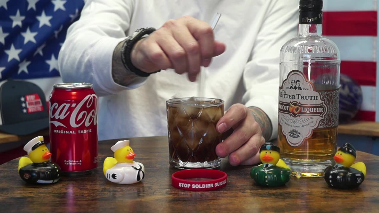 Raymond Goddard - The Bitter Truth Apricot Liqueur & Coke