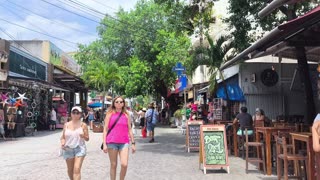 5th Avenue - Playa del Carmen - Quintana Roo - 4K - Walking Tour - Part 2