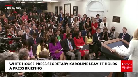 Leavitt Dodges Question On U.S. Collaboration With Israel Monitoring Iranian Nuclear Program