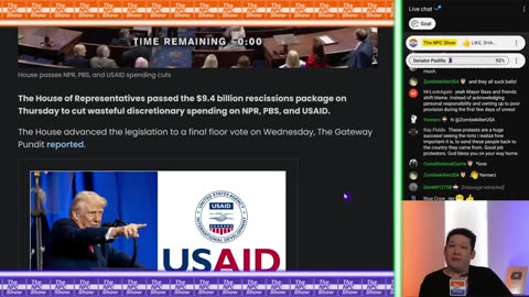 Dem Senator Gets Gored By Feds, First DOGE Cuts Passes The House, US Not Helping lsrael
