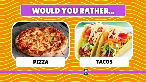 Would You Rather...? FOOD EDITION | Food Quiz